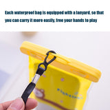Large Outdoor Photo Transparent Waterproof Cartoon Mobile Phone Bag, Style:Little Sheep