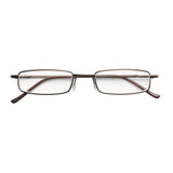 Reading Glasses Metal Spring Foot Portable Presbyopic Glasses with Tube Case