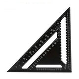 Angle Ruler Measuring Tool For Woodworking Square Layout Gauge(7 Inch Black Metric)