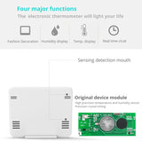 Multifunction Automatic Electronic Temperature and Humidity Monitor Clock with 3.2 inch Large LCD Screen