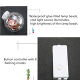 LED Copper Wire Curtain Light Wishing Ball Christmas Decoration String Lights