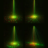 R90 8W UV Mini Laser Light Sound Control Induction Stage Atmosphere Light