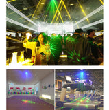 R90 8W UV Mini Laser Light Sound Control Induction Stage Atmosphere Light
