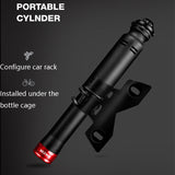 WILD MAN GK3 Portable Mini Inflator Bicycle Small Pump Inflator, Colour: Blue(Length: 19.6 cm)