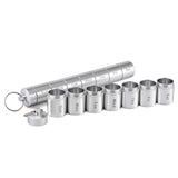 Sealed Waterproof 7 Days Split Aluminum Alloy Metal Pill Box