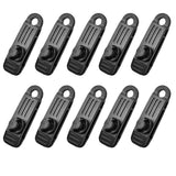 Outdoor Camping Canopy Windproof Clip Tent Additional Pull Point Plastic Clip, Colour: Black