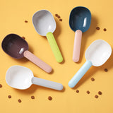 Cat Food Dog Food Spoon Pet Food Spoon Dog Cat Supplies(White+Gray)