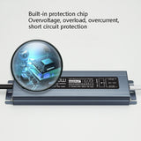 GEEPUT 220V To 24V LED Waterproof Power Supply Switch Transformer, Model: 5A 120W