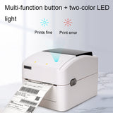 Xprinter XP-420B 108mm Express Order Printer Thermal Label Printer, Style:USB+LAN Port(EU Plug)