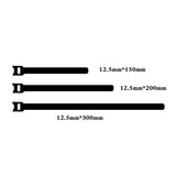 T-Shaped Cable Organizer Belt Nylon Winder Buckle, Length: 30cm(Color Random Delivery)