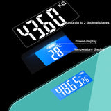 Charging 28cm Smart Electronic Scales Weight Scales Household Body Scales