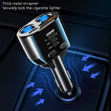 Ozio Car Charger Cigarette Lighter Conversion Plug USB Fast Flashing Charger