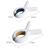 Blue Household Plastic Windproof Sheet Fixed Clothespin Hanger Clip
