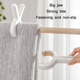 Blue Household Plastic Windproof Sheet Fixed Clothespin Hanger Clip