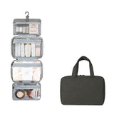 Travel Waterproof Foldable Toiletry Bag Cosmetic Bag with Hook