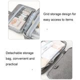 Travel Waterproof Foldable Toiletry Bag Cosmetic Bag with Hook