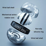 Magnetic Wrist Ball Gyro Training Decompression Fitness Device, Color: All Black