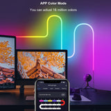 3m USB Illusion Music Neon 16 Million Colour DIY Light Strip, Specification: Bluetooth