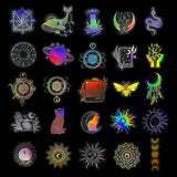 200 PCS/Set TM027-30 Laser Stickers DIY Packaging Handbook Decoration Dtickers