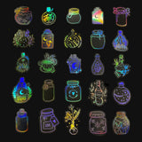 200 PCS/Set TM027-30 Laser Stickers DIY Packaging Handbook Decoration Dtickers
