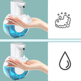 Automatic Induction Detergent Disinfection Home Foam Soap Dispenser, Style: Bubble(White)