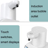 Automatic Induction Detergent Disinfection Home Foam Soap Dispenser, Style: Bubble(White)