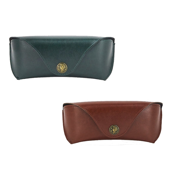 Simple Retro PU Soft Leather Glasses Storage Box