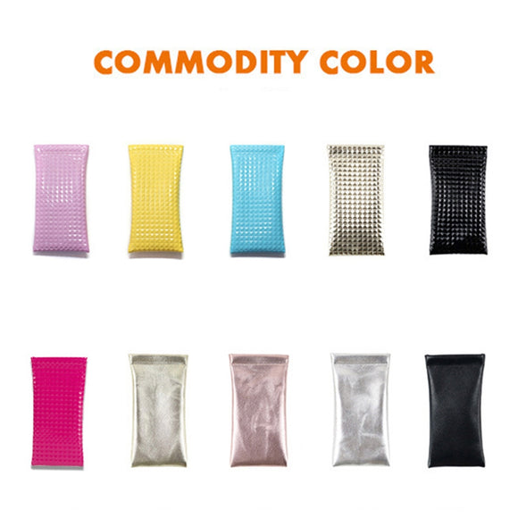 PU Leather Bullet Portable Waterproof Glasses Storage Bag