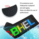 Car LED Flexible Display Cell Phone APP Control Bluetooth Connection RGB 672x218mm