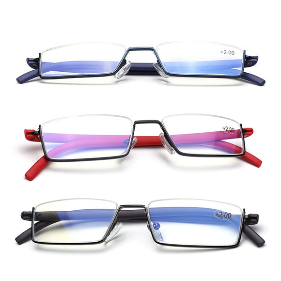 Lightweight Anti-blue Light Presbyopic Glasses Senior Clear Glasses With Case