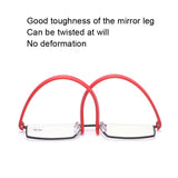 Lightweight Anti-blue Light Presbyopic Glasses Senior Clear Glasses With Case