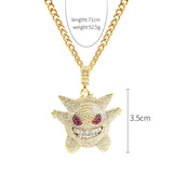 Elf Exaggerated Hip Hop Style Necklace Collarbone Chains