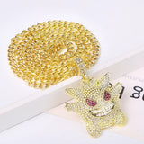 Elf Exaggerated Hip Hop Style Necklace Collarbone Chains