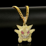Elf Exaggerated Hip Hop Style Necklace Collarbone Chains