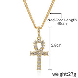 Cross Exaggerated Hip Hop Style Necklace Collarbone Chains