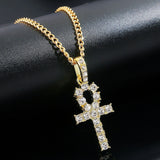 Cross Exaggerated Hip Hop Style Necklace Collarbone Chains