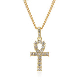 Cross Exaggerated Hip Hop Style Necklace Collarbone Chains