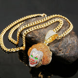 Clown Exaggerated Hip Hop Style Necklace Collarbone Chains