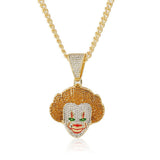 Clown Exaggerated Hip Hop Style Necklace Collarbone Chains