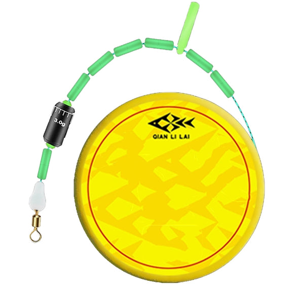 Outdoor Fishing Anti-tangle Spotted Invisible Line Set with Scale, Size: 7.2m(2.0)