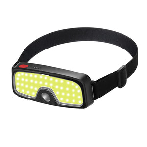 USB Charging Dual Light Source COB Headlight Camping Riding Running Headlight(Glasses Type)