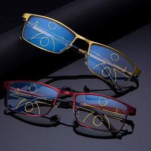 Progressive Multifocal Presbyopic Glasses Anti-blue Light Mobile Phone Glasses