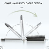 Massage Air Cushion Mirror Integrated Portable Folding Comb
