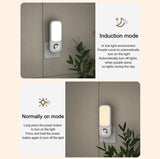 LED Induction Night Light Intelligent Wireless Aisle Corridor Night With Flashlight,Spec: Dual-use EU Plug