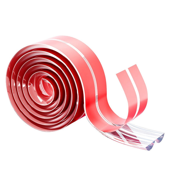 PVC Household Transparent Anti-collision Strip Furniture Soft Edge Protector, Specification: 2 cm x 2 m