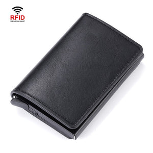 HUMERPAUL RFID Anti-Magnetic Automatic Card Set Credit Card Box Coin Bag