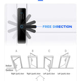 Tuya Smart WiFi Password Fingerprint Electronic Door Lock