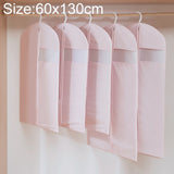 Thicken Solid PEVA Clothing Dust Cover with Zipper(Pink)