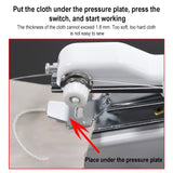 Mini Handheld Sewing Machines Stitch Cordless Clothes Fabrics Electric Sewing Machine Stitch Set