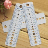 Soft Plastic Sewing Ruler Measuring Needle Ruler Yarn DIY Knitting Tool
